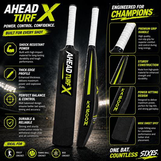 Ahead Turf X Plastic Cricket Bat