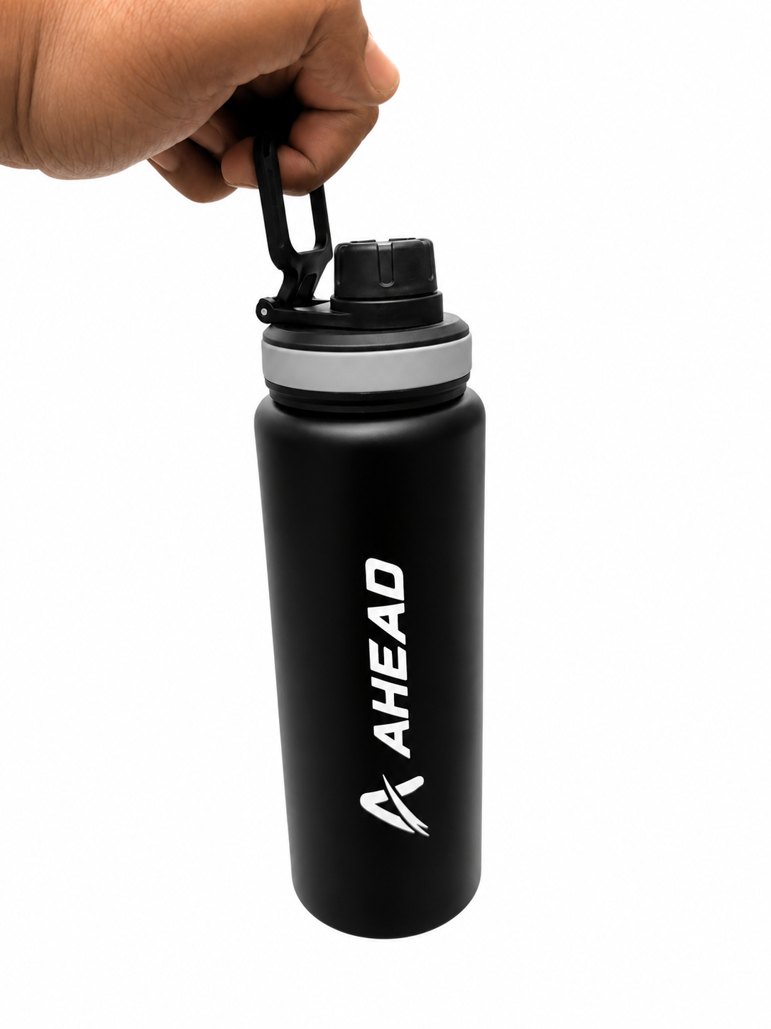 Ahead Labs Active Stainless Steel Sipper Black