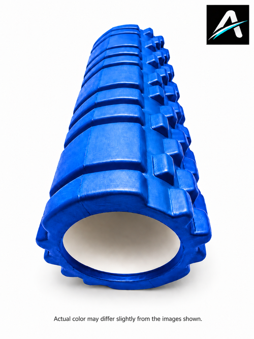 Ahead Active High Density 18 inch Foam Roller for Deep Tissue Muscle Recovery | Textured EVA Massage Roller for Gym, Yoga & Physiotherapy | Trigger Point & Mobility Roller