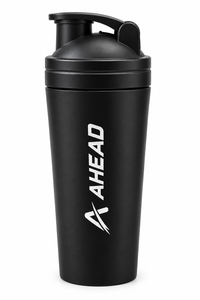 Ahead Labs Stainless Steel Protein Shaker 790ml BLACK
